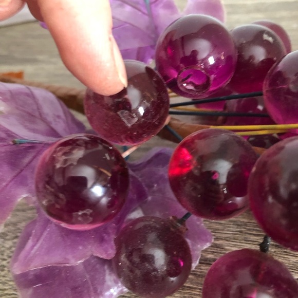 Vtg Lucite Grape Clusters - Picture 8 of 15